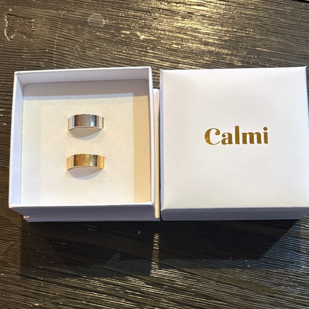 Calmi Gold and Silver Women's Ring Set